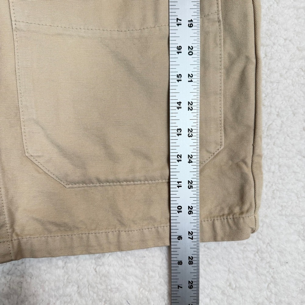 Saint James Mens Size 38 Sirocco Chore Coat Tan Khaki Cotton Canvas Work Jacket - Picture 6 of 10